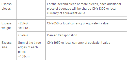 CHINA SOUTHERN AIRLINES BAGGAGE FEES 2011 - www.strongerinc.org